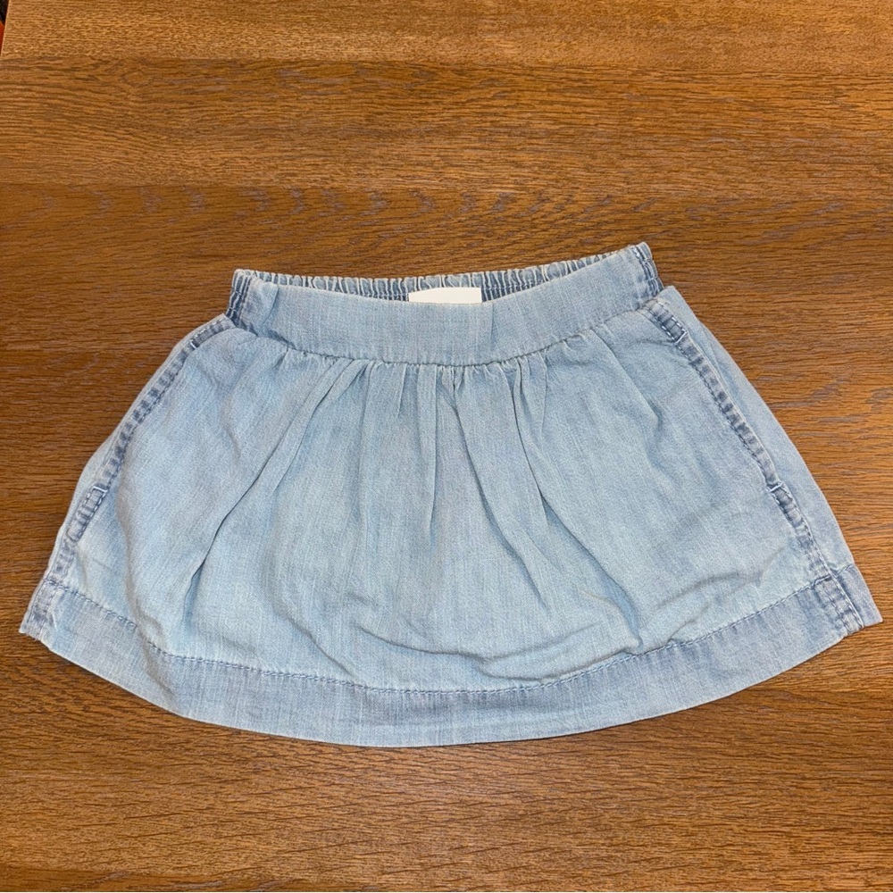 Cat & Jack Light Blue Denim Skort.